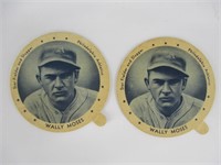 (2) 1938 Dixie Lids Wally Moses