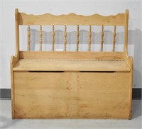 Child's Bench Seat With Storage