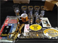 Steelers Glasses & Assorted Items