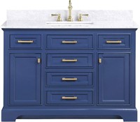 Design Element Milano 48" Blue Bathroom Vanity