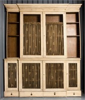 Italian Neoclassical Style Breakfront Bookcase
