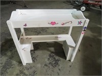 WOOD DOLL CHANGING TABLE