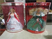 PAIR OF 2001 & SPECIAL EDITION HOLIDAY BARBIES