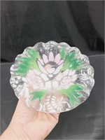 Hand Made Glass Trinket Dish