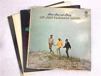 10 VTG Vinyl LPs Peter, Paul, Mary, Seals, Croft
