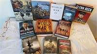 Books- hard and paperback- world war I, world war