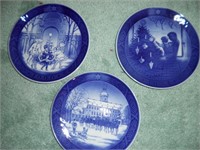 Christmas plates Royal Copenhagen - QTY -3