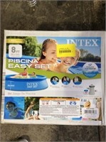 Intex 8‘ x 24“ with pump swimming pool