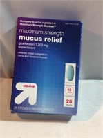 Maximum strength  mucus relief 28 tablets