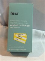 Hers.  Vaginal antifungal three day treatment