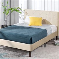 ZINUS Shalini Upholstered Platform Bed Frame (Q)