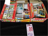 3 Boxes of Baseball Cards As Is