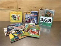 Vintage Children's VHS, DVD's, and Books