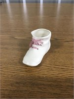 Swirlramics miniature Pink laced porcelain sneaker