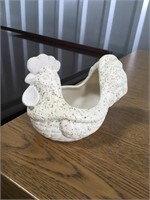Porcelain chicken decorative piece
