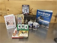 Civil War VHS Set, Books & Reference Material