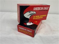 American Eagle 45 auto ammo, 2 50rd boxes,