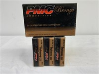 PMC 223 Rem 55gr ammo, 4 boxes of 20rds each,