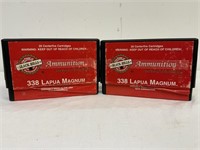 338 Lapua ammo - Sierra matchking 300 gr, 2 boxes/