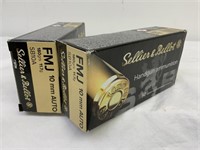 Sellier & Bellot 10mm 180gr ammo, 2 boxes/50rds/bo