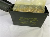 2000 +/- rds of 22lr in metal ammo can - bag is