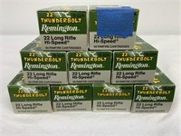 9 boxes of Remington 22lr ammo, 50rds/box