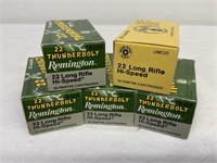 5 boxes of Remington 22lr ammo, 50rds/box