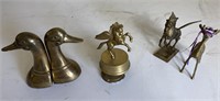 Brass Items: Book Ends, Musical Item and More