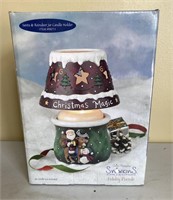 Snowkin Holiday Candle Holder