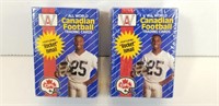 2 Sealed Boxes Of CFL Football Cards