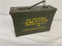 metal ammo can with approx. 200 rds of 7.62 by