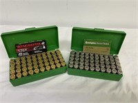 100 rds of 45 acp mix manufactures, new in 2 plast