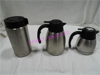 LOT, 5 PCS S/S INSULATED DRINK DISPENSER