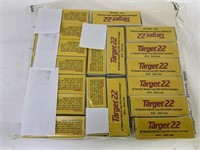 18 boxes of 50 rds each of 22lr 40gr PMC ammo,