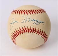 Joe DiMaggio Signed Official Rawlings Baseball