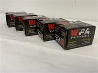 5 boxes of 7.62x39 WPA ammo, 20 rds/box