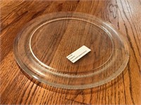 Microwave glass turn table plate