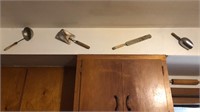 Set of 4 primitive utensils