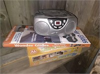 wonder glides, wz moves and a Sylvania radio