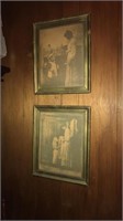 2 wall hangings pictures