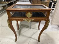 French Empire Shadow Box Display Stand
