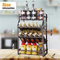 Spice Rack, 4tier Kitchen Countertop Shelf