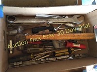 box asst wrenches hammers screwdrivers