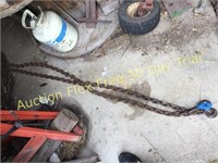 3/8 log chain 14' 2 hooks