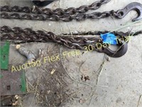 3/8 log chain 10' 2 hooks