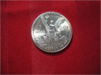 1991 Mexico Silver 1oz Coin  .999