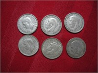 Great Britian Silver 1 Shilling Coins