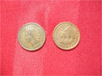 1905 & 1907 Indian Head Pennies
