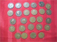 (26) Great Britian Bronze Pennies