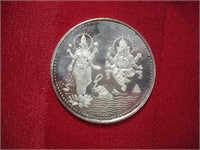 Indian Silver Medallion  1.5 Inches